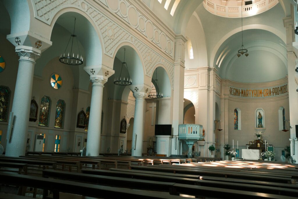 St Cuthbert's Catholic church full interior photo